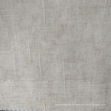 Manufacturer hot sell new curtain upholstery fabric with 100% polyester poly linen look CC2027 Sample BOOK CC2027-016